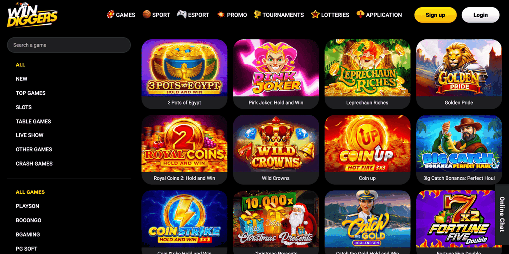 Win Diggers Gambling Enterprise 2025